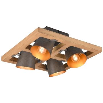 Trio BELL 601900467 Lampe de plafond 4x25w/e14 ip20
