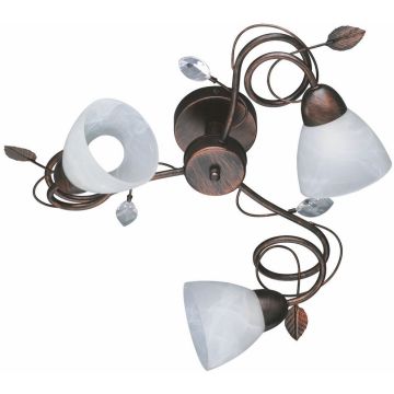 Trio TRADITIO 600700328 Lampe de plafond 3x40w/e14 ip20