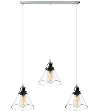 Altavola Design NEW YORK LOFT LA034/CL3_chrom Suspension lumineuse 3x40W/E27 IP20