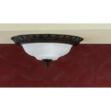 Trio RUSTICA 6102021-24 Lampe de plafond 2x60w/e27 ip20