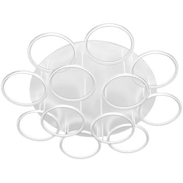 Altavola Design Ledowe okręgi LA078/CE_12_in_3k_white Lampe de plafond 12x144W/LED 3000K 8600lm IP44