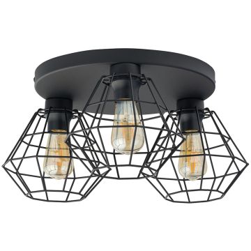 TK Lighting DIAMOND 6205 Lampe de plafond 3x15W/E27