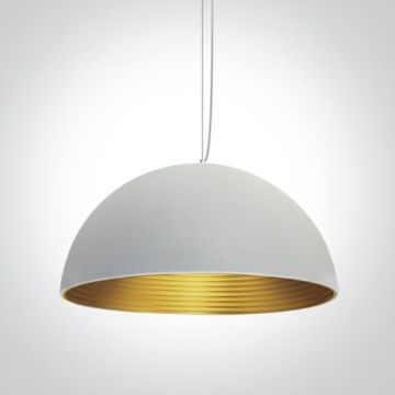 One Light Bowl Shade 63022B/W/BS Suspension lumineuse 1x20W/E27 IP20