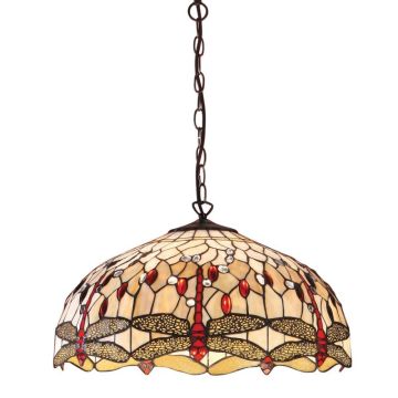 Endon DRAGONFLY BEIGE 64079 Suspension lumineuse 3x60W/E27 IP20