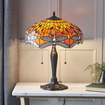 Endon DRAGONFLY FLAME 64093 Lampe de table 2x60W/E27 IP20