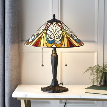 Endon HECTOR 64163 Lampe de table 2x60W/E27 IP20