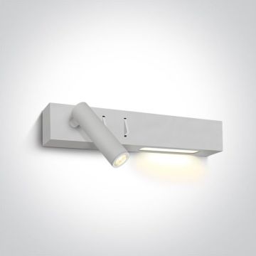 One Light Reading Spots 65146/W/W Applique murale 1x3W|1x6W/LED 3000K 480lm IP20