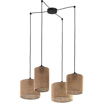 TK Lighting JUTA 6585 Lampe de plafond 4x15W/E27