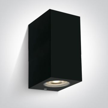 One Light Outdoor Cube 67142K/B Applique murale 2x6W/GU10 IP65