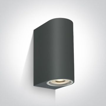 One Light Outdoor Cylinders 67142G/AN Applique murale 2x6W/GU10 IP65