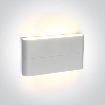 One Light Outdoor Slim Range Up & down 67376A/W/W Applique murale 2x6W/LED 3000K 420lm IP54
