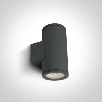 One Light Outdoor Wall Lights 67400B/AN Applique murale 2x10W/GU10 IP54