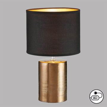 Fischer&Honsel Bronz 50657 Lampe de table 1x25W/E14 IP20