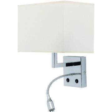 Nowodvorski HOTEL LED 6800 Applique murale 1x60W; 1x2,2W/E27/LED 4000K IP20