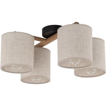 TK Lighting DEVA 6866 Lampe de plafond 4x15W/E27 IP20