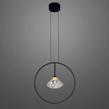Altavola Design Tiffany LA059/P_black Suspension lumineuse 1x3W/LED 3000K 180lm IP20