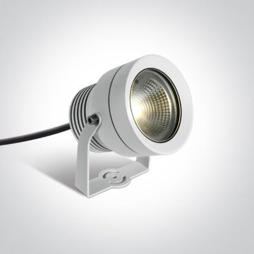 One Light Garden Spots 7047/W/W Projecteur de jardin 1x20W/LED 3000K 1800lm IP65