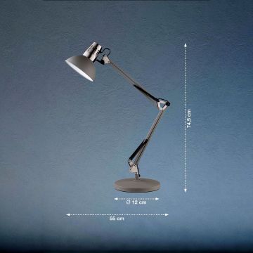 Fischer&Honsel Pit 98271 Lampe de bureau 1x40W/E27 IP20