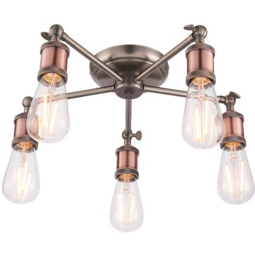 Endon HAL 76336 Lampe de plafond 5x40W/E27 IP20