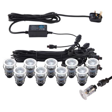 Endon IKONPRO CCT 76615 Lampe de passage 10x0,75W/LED 6500K/20000 120LM IP67