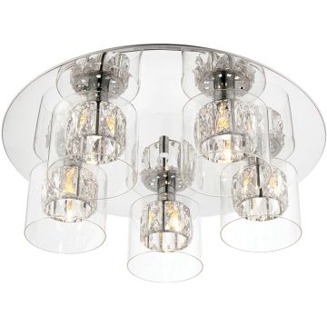 Endon VERINA 76517 Plafonnier 5x28W/G9 IP20