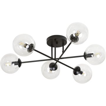 Emibig BRENDI 831/6B Lampe de plafond 6x3W/E14/T26 IP20
