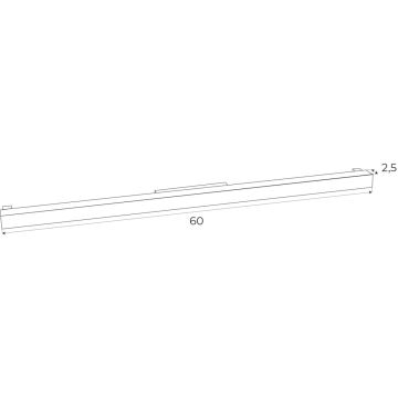 Maxlight MAX M0002N Projecteur sur rail 1x17w/led 3000k 637lm ip20