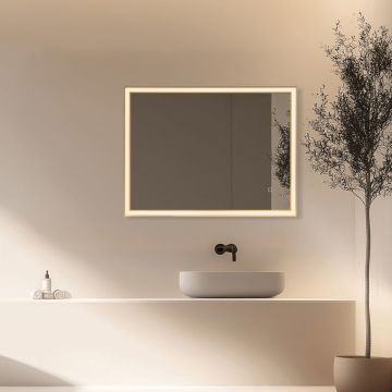 Zambelis MIRROR WITH LED 25393 Miroir 23W/led 3000-4000K 2085-2210lm IP44