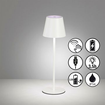 Fischer&Honsel Viletto 850354 Lampe de table 1x2W/LED 3000K 190lm IP54