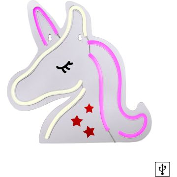 Paul Neuhaus NEON-UNICORN 85025-70 Applique murale 1x8,5W/LED multikolor 7lm ip20