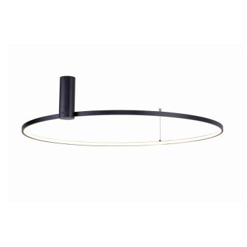 Zuma Line HORIK 89429-90BK Lampe de plafond 1x40W/LED 3000K|4000K|6000K 4400lm IP20
