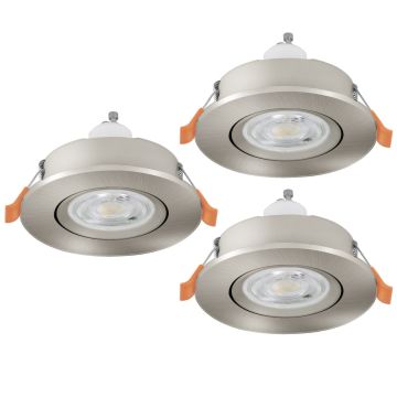Eglo BARRANCO GU10 902259 Spot encastré 3x4.5W/GU10 ip20