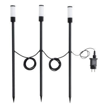 Eglo ZANCARO 1 902043 Projecteur de jardin 3x1W/LED rgb 390lm ip44