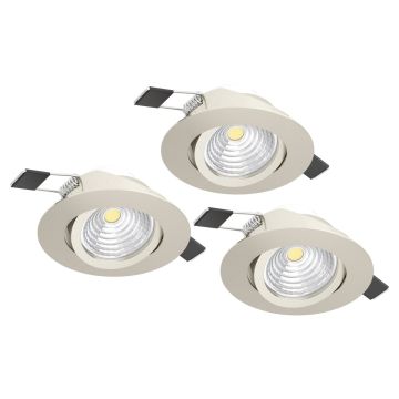 Eglo SALICETO 902282 Spot encastré 3x6W/LED 4000K 3X580lm ip20