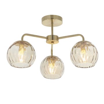 Endon DIMPLE 91968 Lampe de plafond 3x25W/E14 IP20