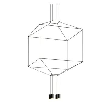King Home FLUSSO 91906 Suspension lumineuse 4x3W/G9 3000K 960LMLM IP20