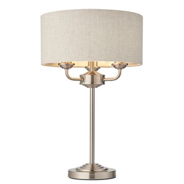Endon HIGHCLERE 94369 Lampe de table 3x18W/E14 IP20