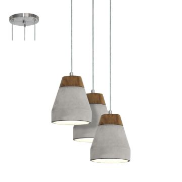Eglo TAREGA 95526 Suspension lumineuse 3x60W/E27