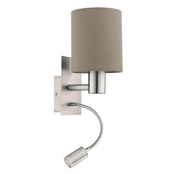 Eglo PASTERI 96478 Applique murale 1x40W/E27 + 1X3,5W/LED 380LM
