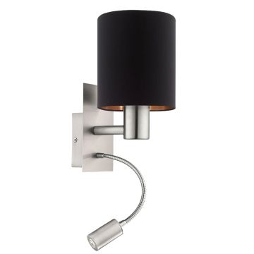 Eglo PASTERI 96483 Applique murale 1x40W/E27 + 1X3,5W/LED 380LM