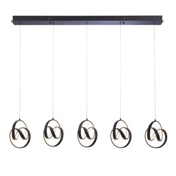 Endon COSMA 97624 Suspension lumineuse 5x14W/LED 3000K 2310LM IP20