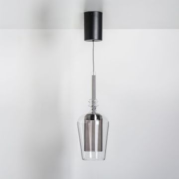 Zuma Line TAGNA 251010-SM Suspension lumineuse 1x6W/Led 3000K 150lm IP20