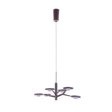 Italux KRESYDA AD16014-6B DARK COFFEE Suspension lumineuse 6x3,6W/LED IP20