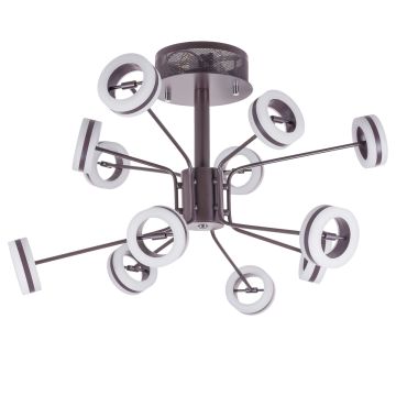 Italux METIS AX16002-12A COFFEE Lampe de plafond 12x4,8W/LED IP20