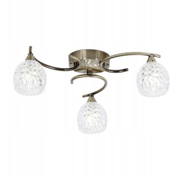 Endon BOYER BOYER-3AB Lampe de plafond 3x33W/G9 IP20