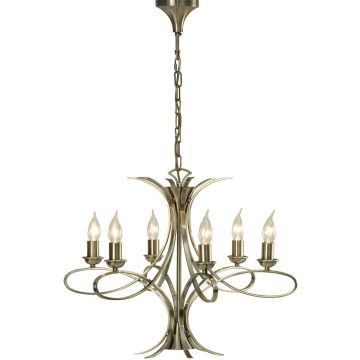 Endon PENN CA7P6BB Lustre 6x40W/E14