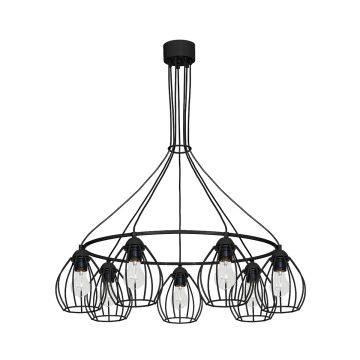 Milagro DON BLACK MLP752 Lustre 7x60W/E27