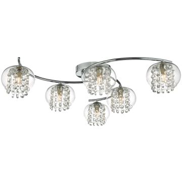 Dar Lighting ELMA ELM6450 Lampe de plafond 6x40W/G9