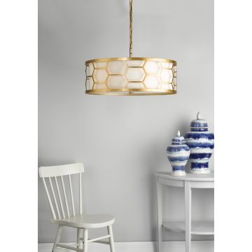 Dar Lighting EPSTEIN EPS0412 Suspension lumineuse 4x60W/E27