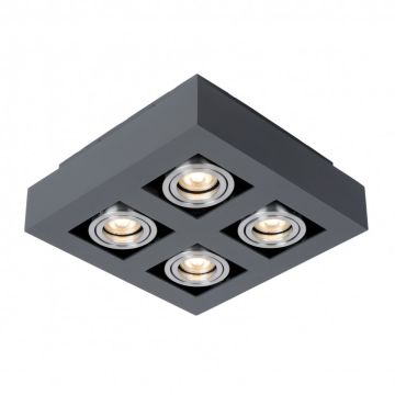 Italux CASEMIRO IT8002S4-BK/AL Spot en saillie 4x50W/GU10